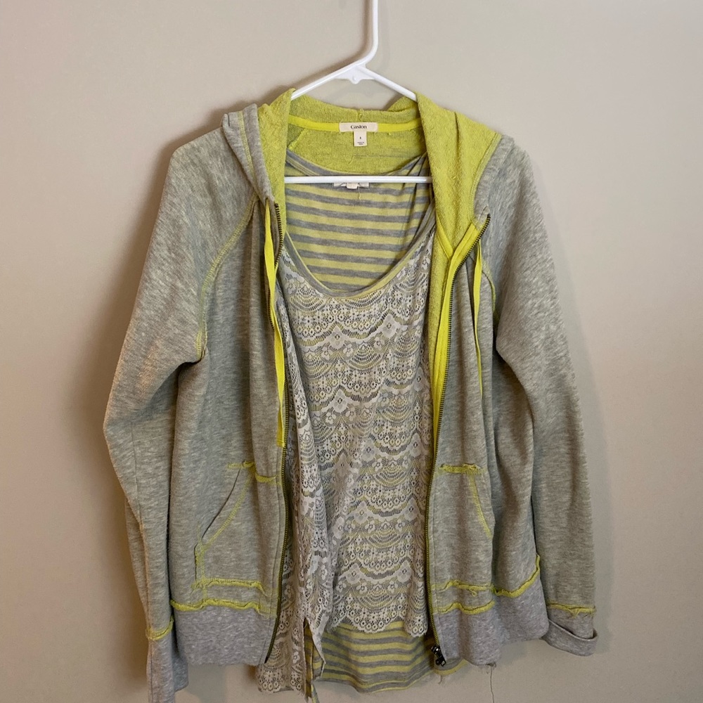 Tank top and jacket set